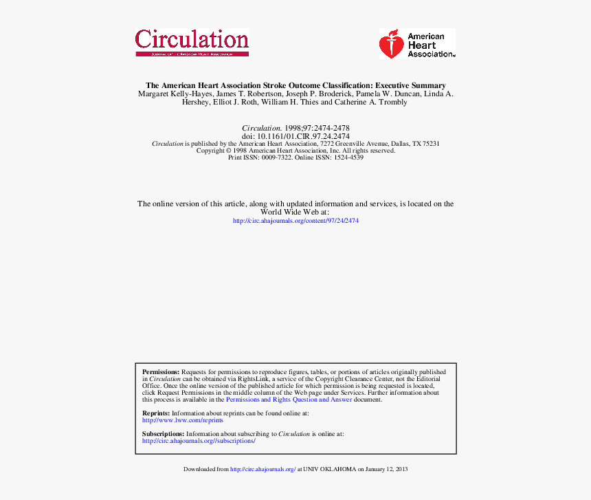 American Heart Association Citation, HD Png Download, Free Download