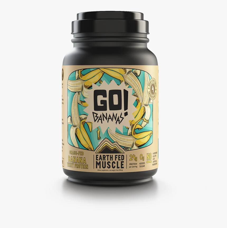 Go Bananas Whey Protein"
 Class= - Peanut Butter, HD Png Download, Free Download