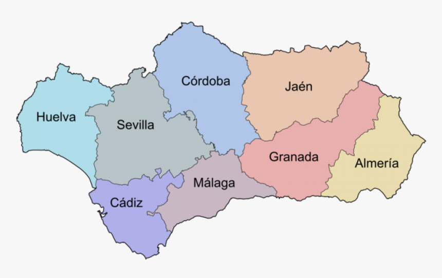 8 Provinces Of Andalucia, HD Png Download, Free Download