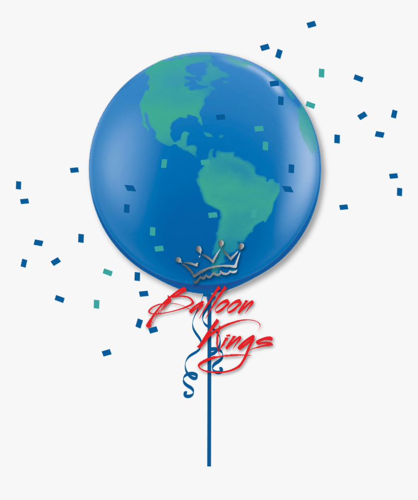 30in Globe Earth - Balloon, HD Png Download, Free Download