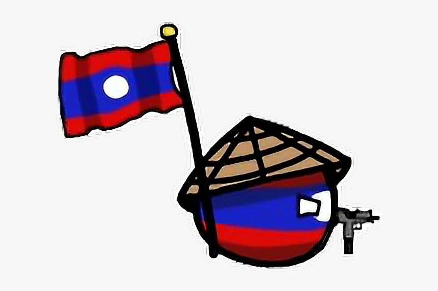 #laoball #countryballs #lao #laos #communism #freetoedit, HD Png Download, Free Download