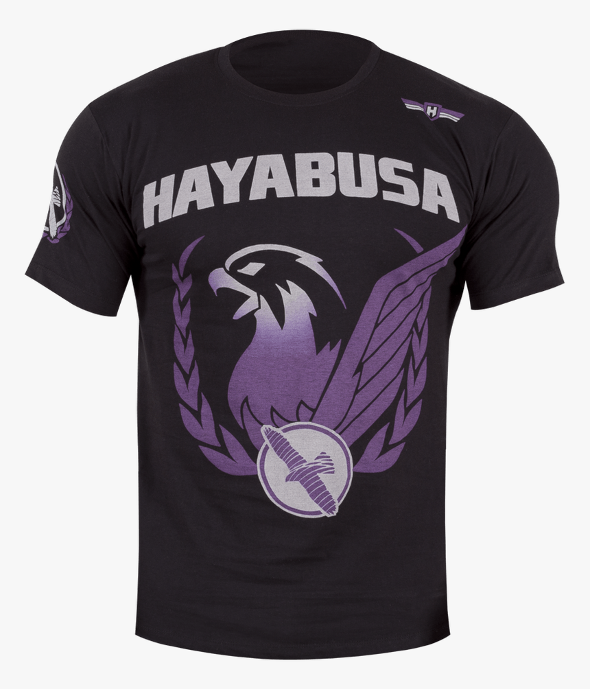 Hayabusa Falcon T-shirt In Black And Purple At Www - T-shirt, HD Png Download, Free Download