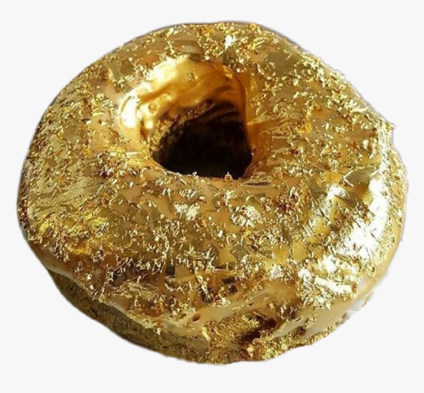 14 Carat Gold Donut , Png Download - 24k Gold Donut, Transparent Png, Free Download