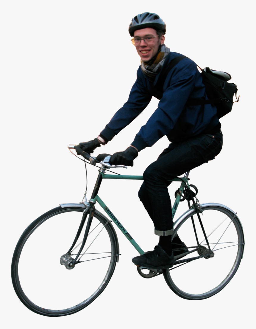 Bike - Bicycle Man Png, Transparent Png, Free Download