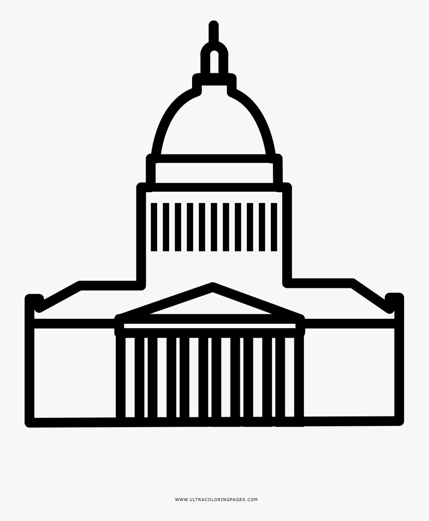 Pantheon Coloring Page - Pantheon Paris Icon Png, Transparent Png, Free Download