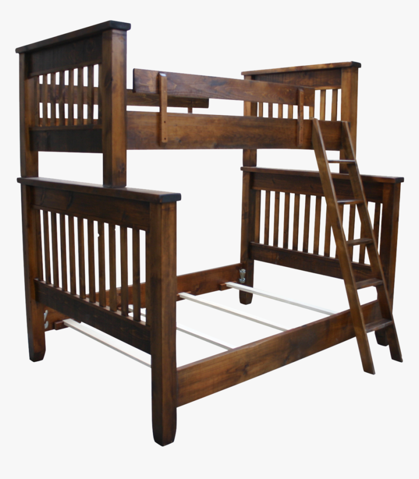 Dakota Rough Cut Bunk Bed , Png Download - Bed, Transparent Png, Free Download