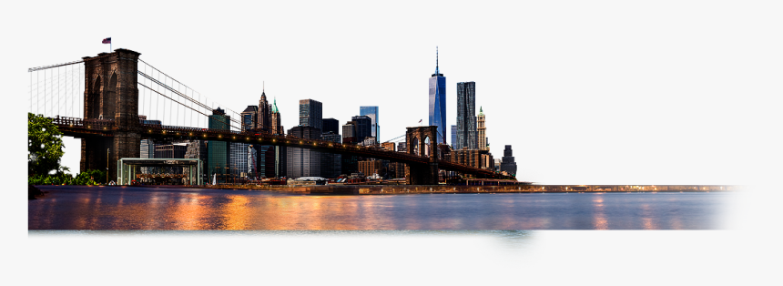 Left Cityscape - Brooklyn Bridge, HD Png Download, Free Download