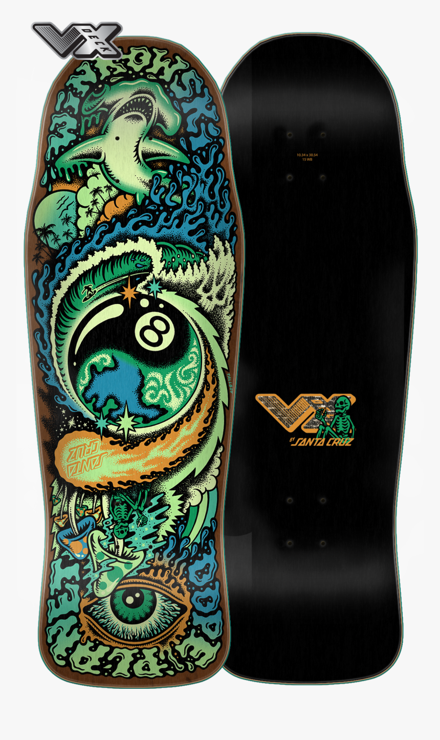 Santa Cruz Winkowski Dope Planet Vx Deck, HD Png Download, Free Download