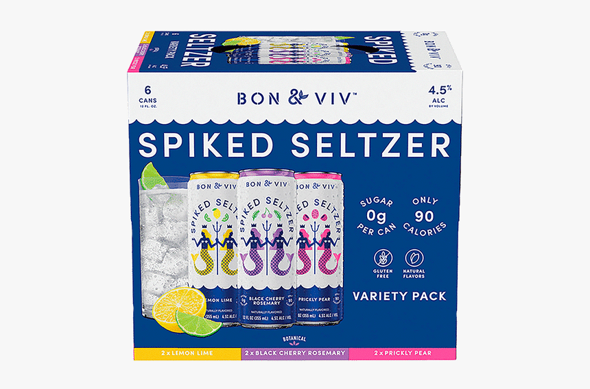 Bon & Viv Spiked Seltzer Variety - Bon & Viv Spiked Seltzer, HD Png Download, Free Download