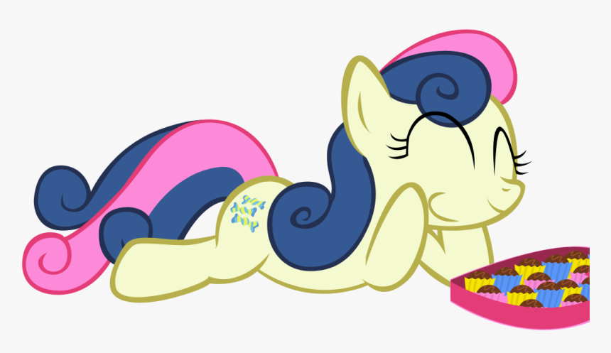 Jaelachan, Bon Bon, Chocolate, Eating, Happy, Safe, - Bon Bon Sitting Vector Mlp, HD Png Download, Free Download