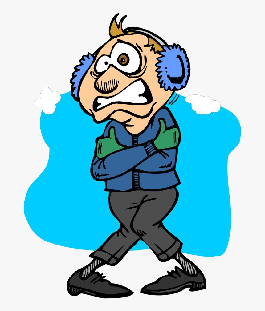 Cold Weather Cool Clipart Free Best Transparent Png - Person That Is Cold, Png Download, Free Download