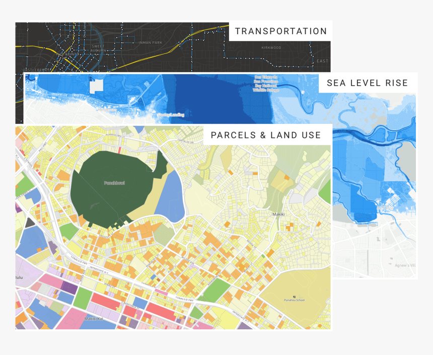 Examples Of Data Layers Available In Urbanfootprint - Urban Footprint, HD Png Download, Free Download