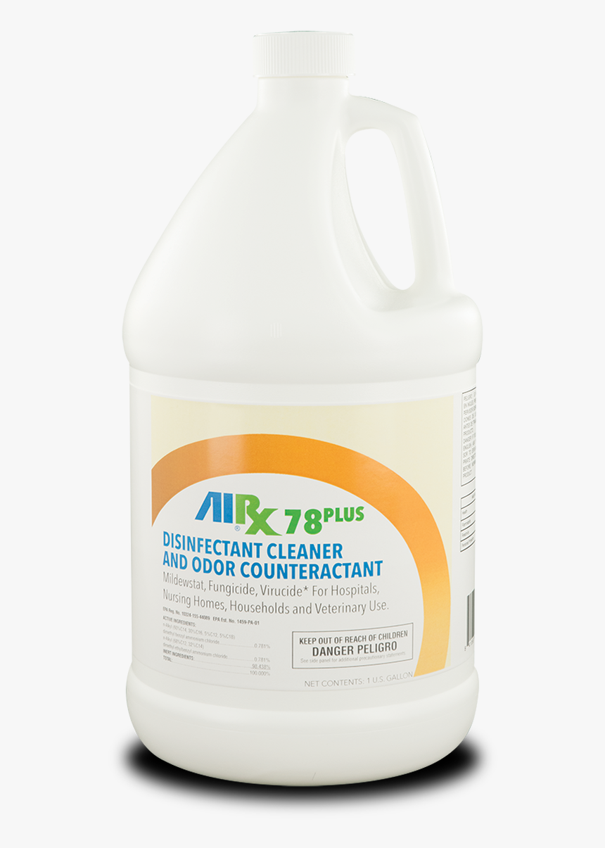 Rx 78 Portion Control Disinfectant Cleaner Gallon - Disinfectant, HD Png Download, Free Download