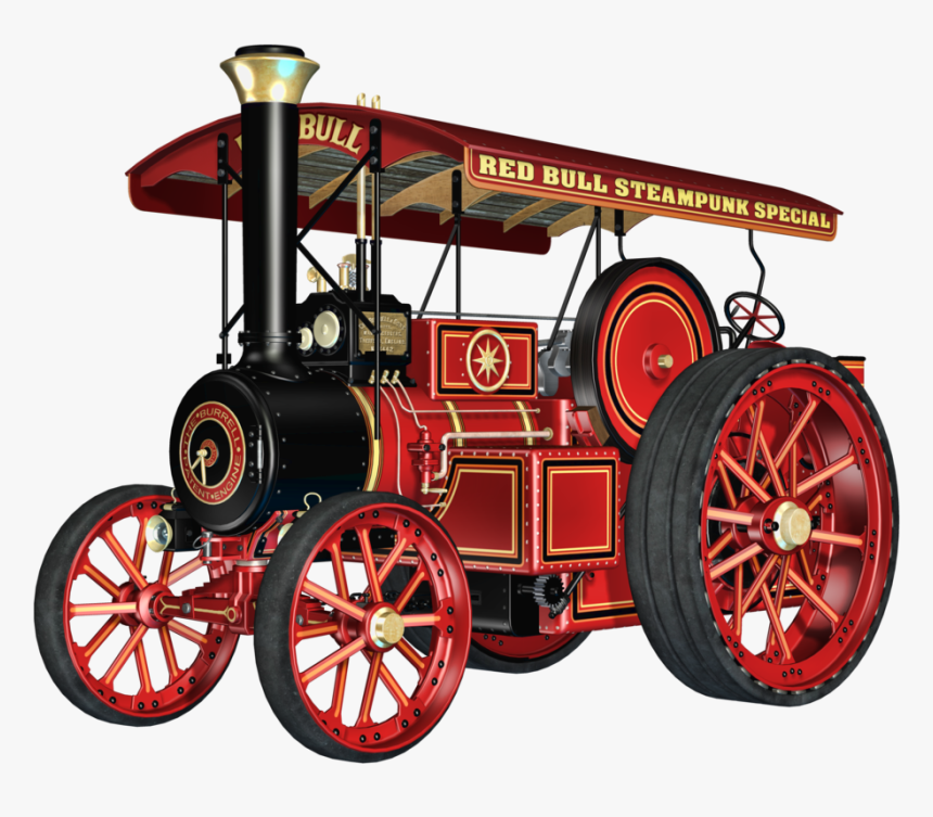 Transparent Steam Locomotive Clipart - Steam Traction Engine Png, Png Download, Free Download