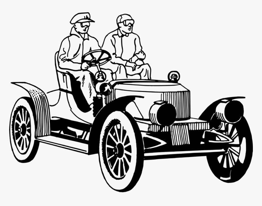 Vintage Car Steam Car Steam Engine Motor Vehicle Clipart - Steam Car Clipart, HD Png Download, Free Download