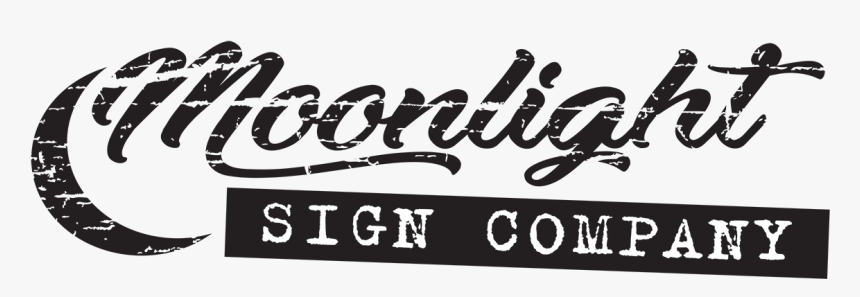 Moonlight Sign Company Logo - Calligraphy, HD Png Download, Free Download