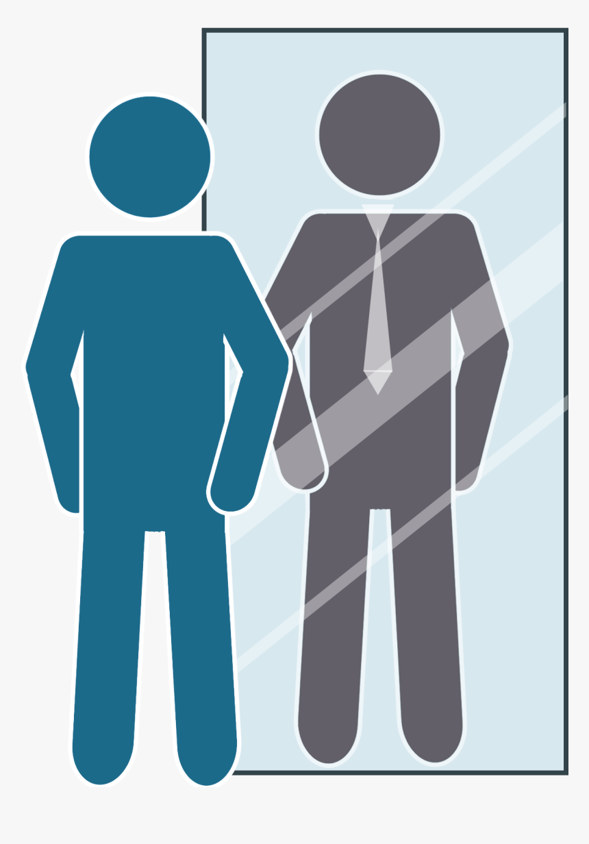 Man In Front Of Mirror Clipart , Png Download - Transparent Mirror Clipart Png, Png Download, Free Download