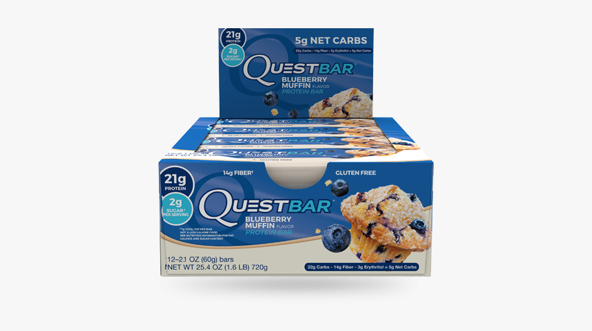Quest Bar Blue Berry Muffin, HD Png Download, Free Download