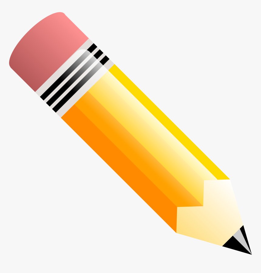 Pencil - Pencil And Note Pad, HD Png Download, Free Download