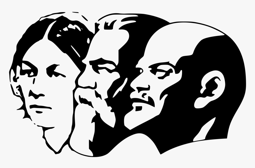 This Free Icons Png Design Of Nightingale Marx Lenin - Marx Engels Lenin Draw, Transparent Png, Free Download
