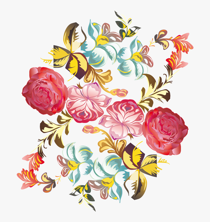 Como La Miel De Abejasmil Flores - Floral Letter Head Png, Transparent Png, Free Download