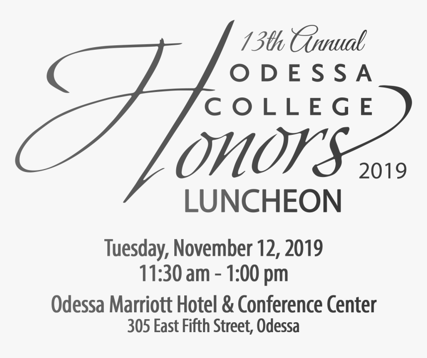 Tuesday, November 12, 2019 11 30 Am 1 00 Pm Odessa - Calligraphy, HD Png Download, Free Download