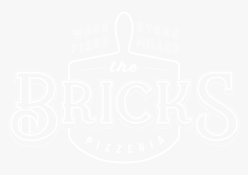 The Bricks Pizzeria - Jhu Logo White, HD Png Download, Free Download