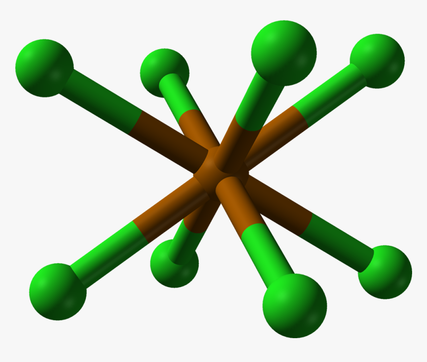 Polonium Dichloride Xtal 1955 3d Po Coordination 3d - Polonium Dioxide, HD Png Download, Free Download