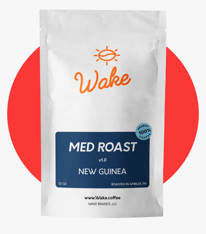 Wake Coffee - Paper Bag, HD Png Download, Free Download