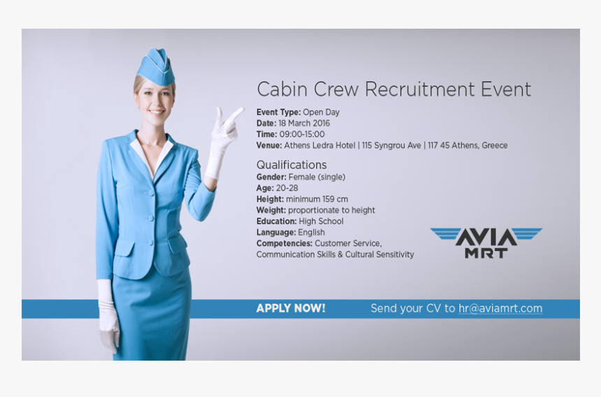 Aviamrt Cabincrew Recruitment Event2 - Medical Assistant, HD Png Download, Free Download