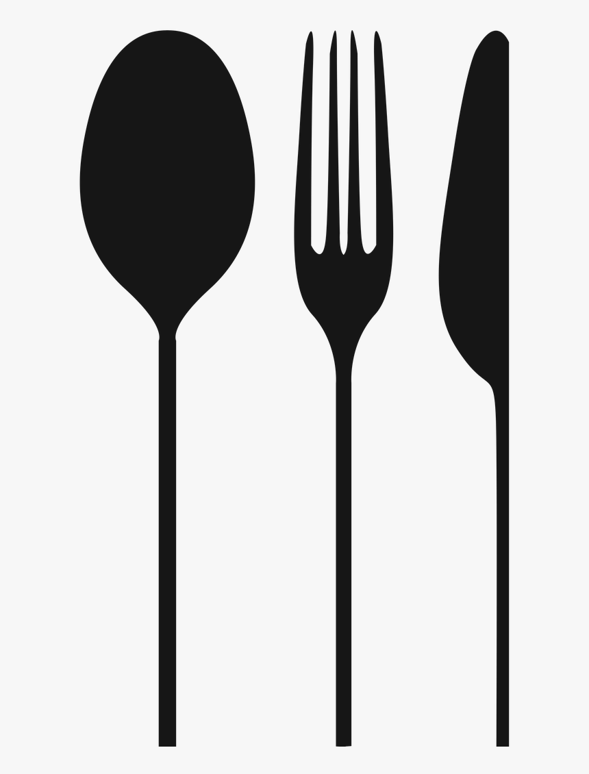 Food Spoon Knife Kitchen - Transparent Fork And Knife, HD Png Download, Free Download