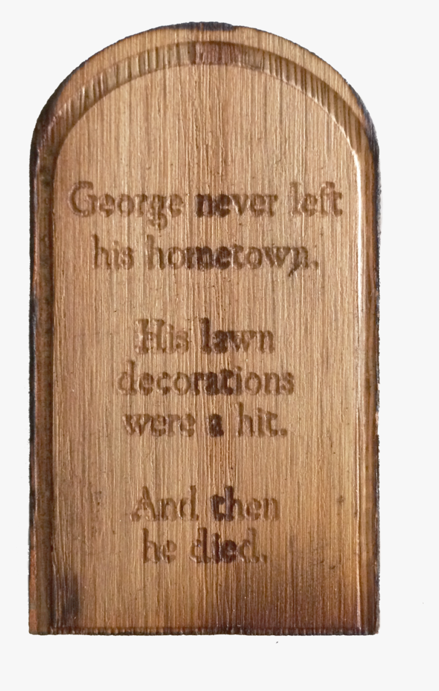 George-tombstone - Wood, HD Png Download, Free Download