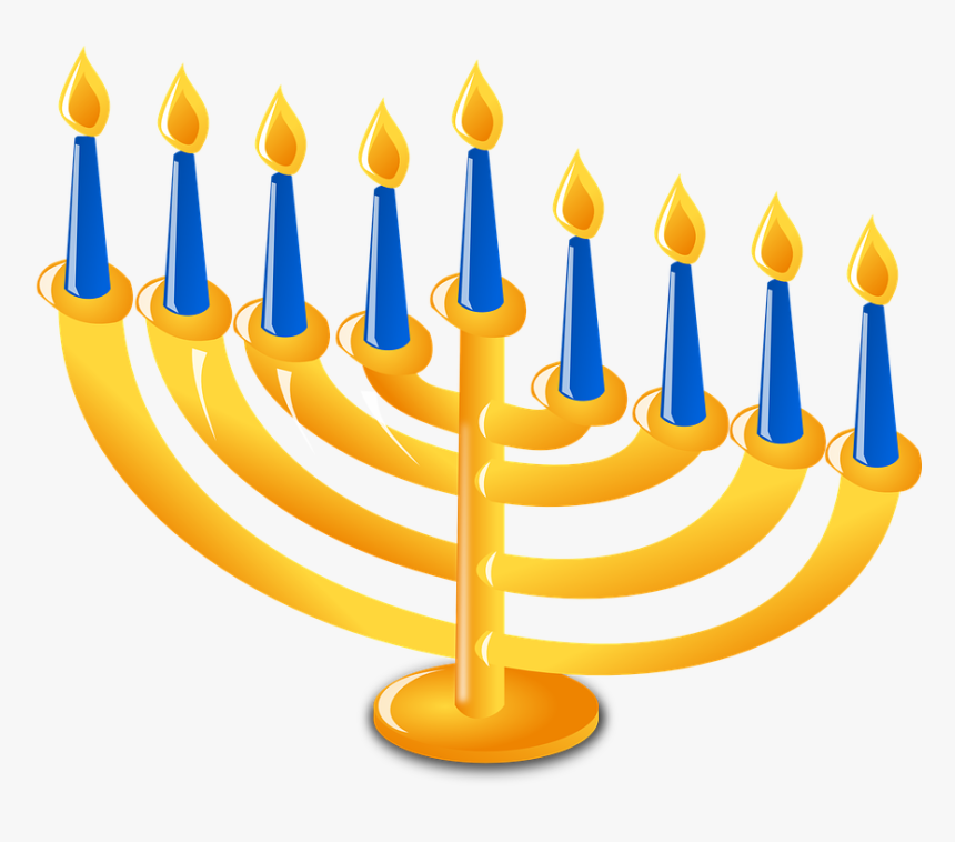 Hanukkah Menorah - Menorah Clip Art, HD Png Download, Free Download