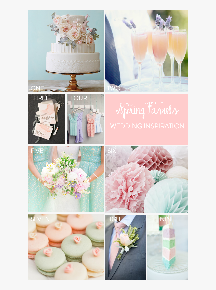 Spring Pastel Wedding Inspiration - Peony, HD Png Download, Free Download