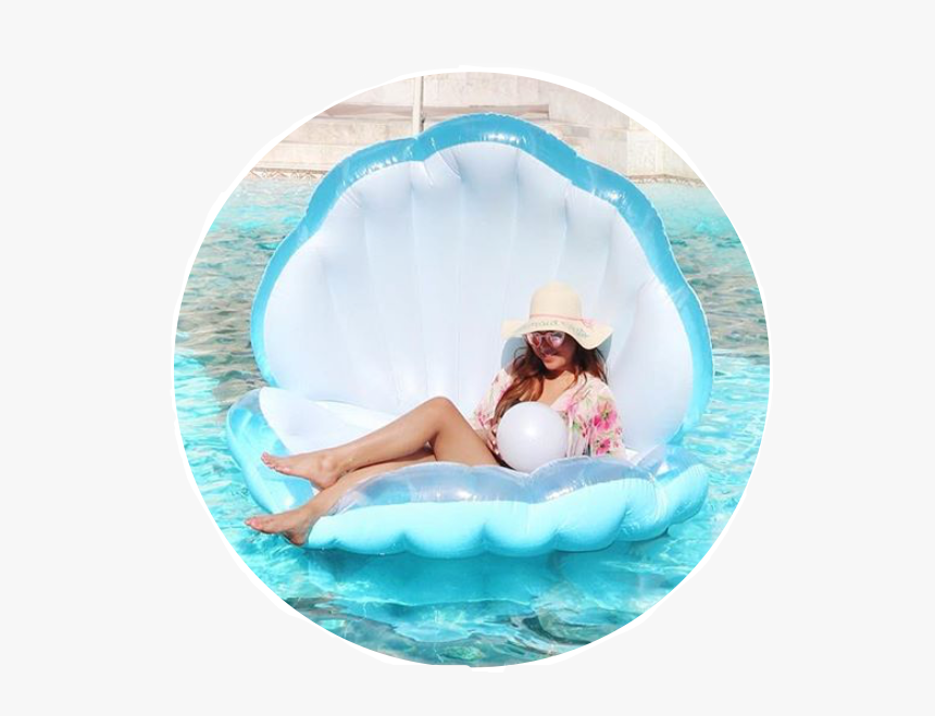 #floatie #pearl #clam #pool #poolside #poolfloatie - Inflatable, HD Png Download, Free Download