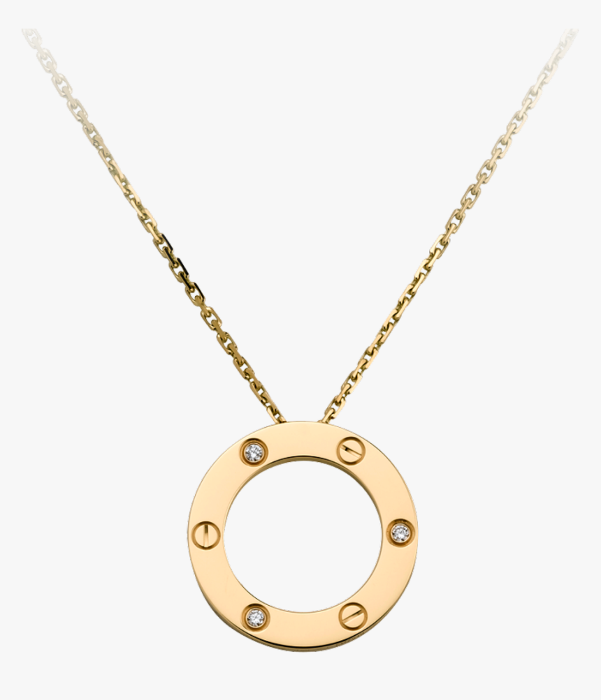 Cartier Love Necklace White Gold Diamonds, HD Png Download, Free Download