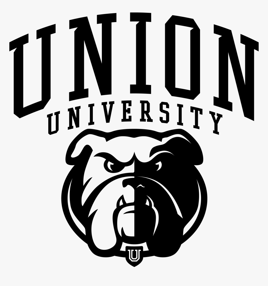 Mascot Wordmark Black - Union University Bulldog, HD Png Download, Free Download