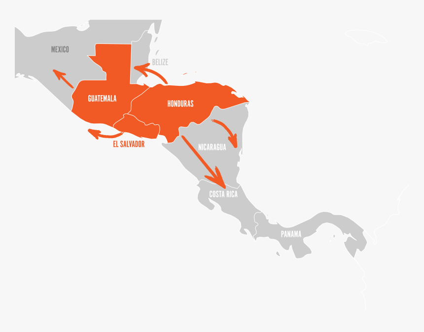 Regionalapproach Graphic - Maps Central America Vector, HD Png Download, Free Download