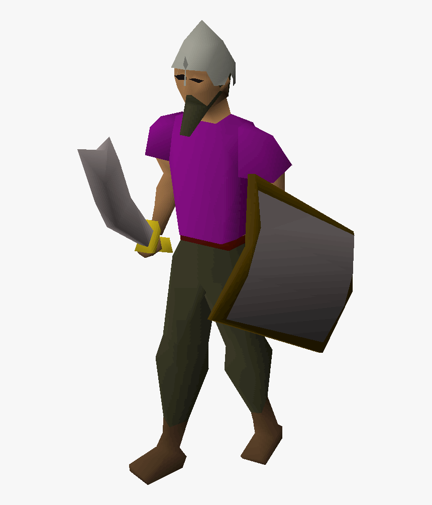 Old School Runescape Wiki - Runescape Al Kharid Guard, HD Png Download, Free Download