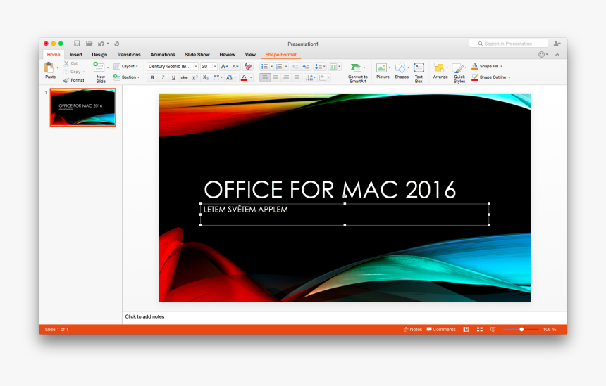 Office Mac 2013 Screen, HD Png Download, Free Download