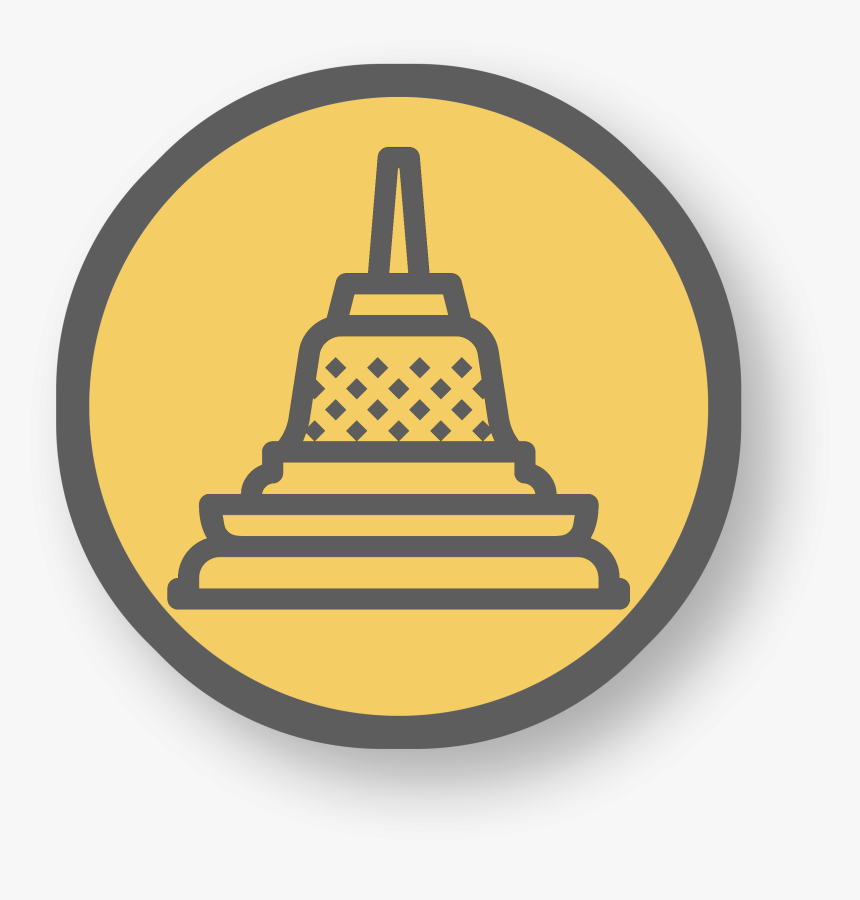 Candi Borobudur Icon Png Clipart , Png Download - Icon Borobudur Png, Transparent Png, Free Download