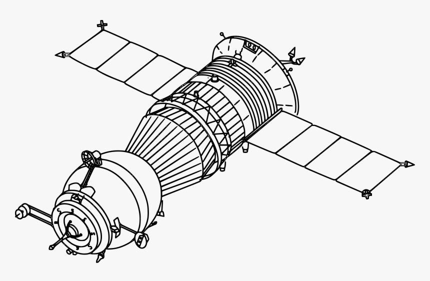 Satellite Line Art, HD Png Download, Free Download