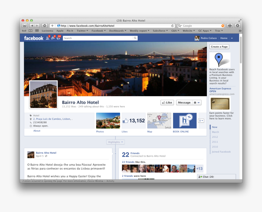 Facebook De Un Hotel , Png Download - Facebook De Un Hotel, Transparent Png, Free Download