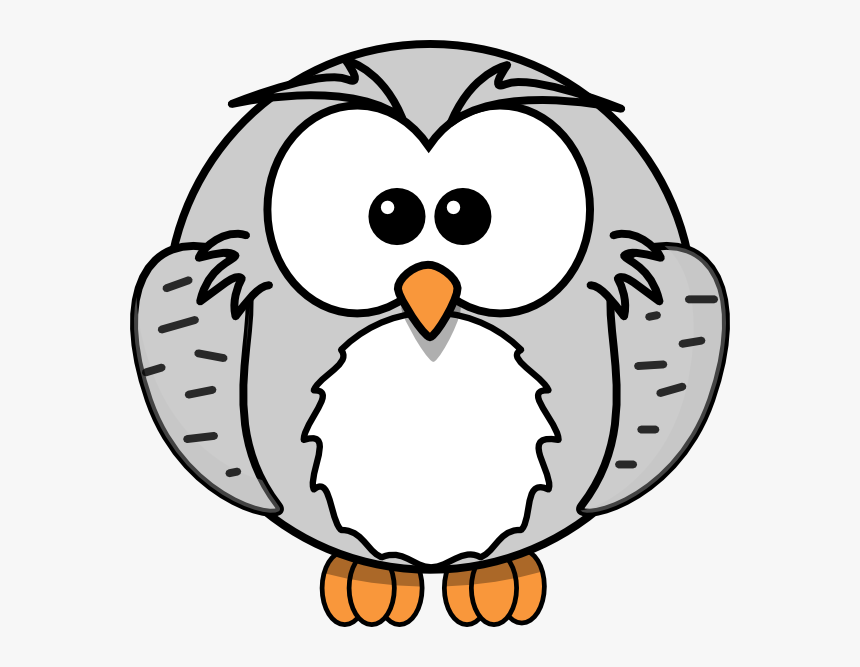 Gray Owl Cartoon Svg Clip Arts - Drawings Wolf Face Easy, HD Png Download, Free Download