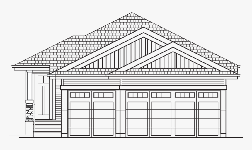 Craftsman Exterior Style - Architecture, HD Png Download, Free Download