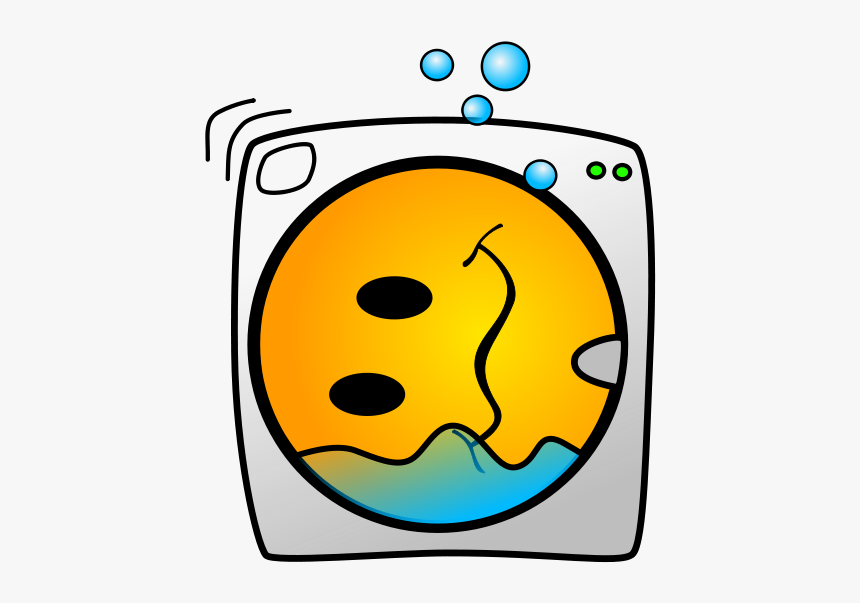 Washing Machine Smiley Clipart - Washing Machine Clip Art, HD Png Download, Free Download