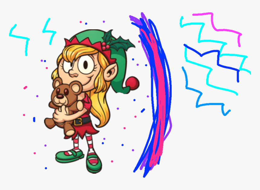 Cartoon Christmas Elves, HD Png Download, Free Download