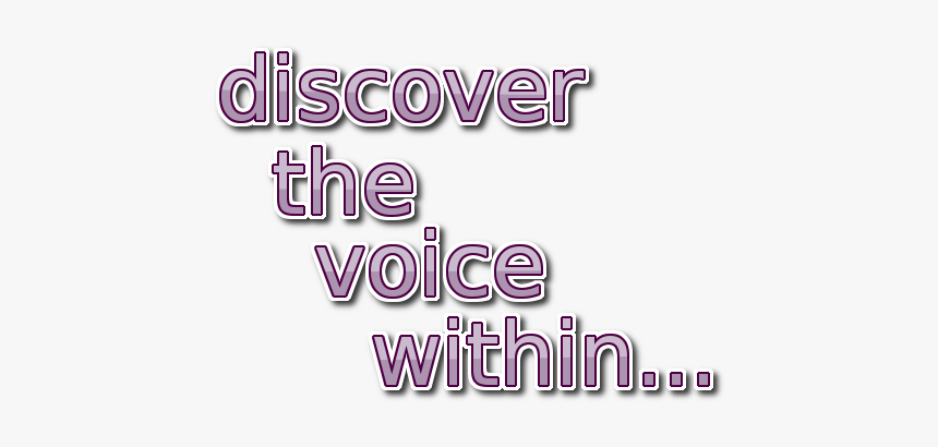 Discover The Voice - Calligraphy, HD Png Download, Free Download