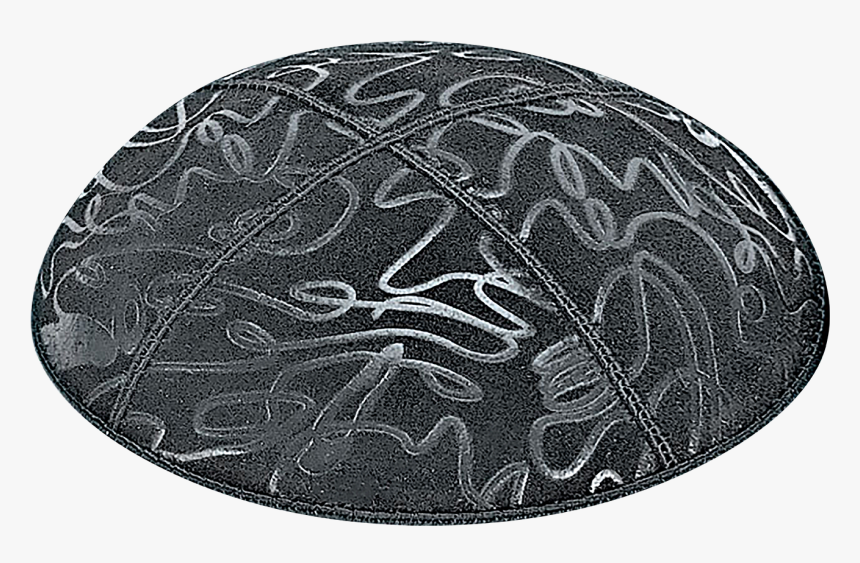 Suede Embossed Scribble Kippot"
 Class="lazyload Lazyload - Circle, HD Png Download, Free Download