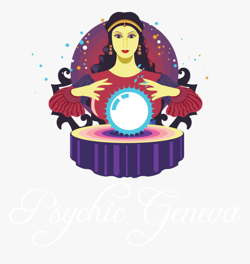 Fortune Teller On Blue Background Vector - Illustration, HD Png Download, Free Download